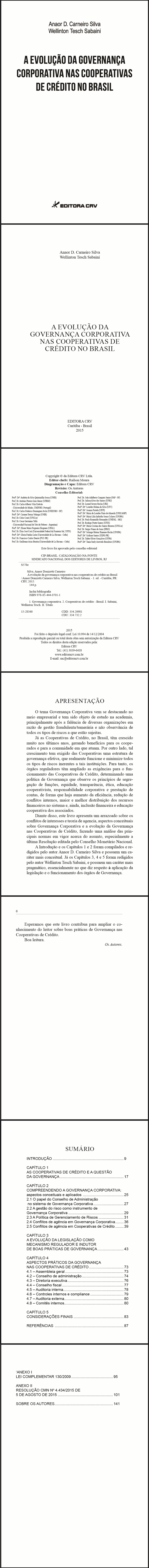 A EVOLUÇÃO DA GOVERNANÇA CORPORATIVA NAS COOPERATIVAS DE CRÉDITO NO BRASIL